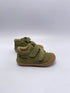 Naturino Cocoon militare groen suede beige zool